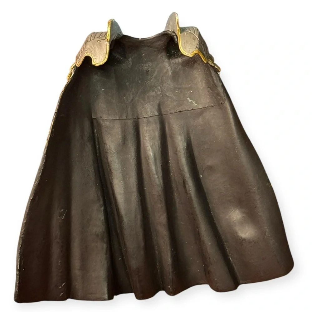Elegant Black and Gold Cloak - MINAS TIRITH‎ CITADEL GUARD LORD o/t RINGS ToyBiz